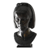 Gabriel Rispal, Bust of a Young Woman (circa 1960)