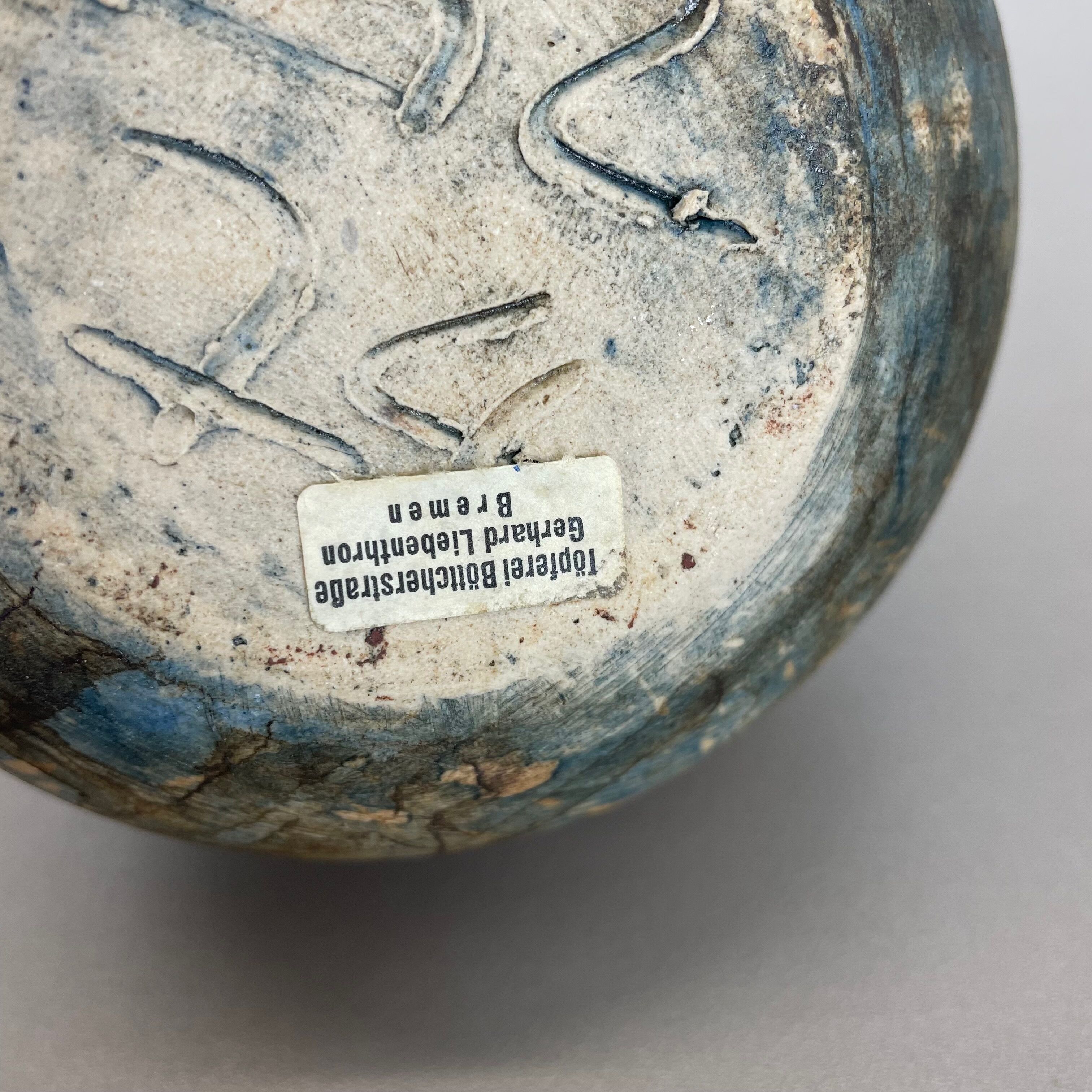 Set of 3 Studio Pottery Sculptural Objects Gerhard Liebenthron, Germany, 1970s