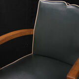 Set of 6 chairs bridge era Art Deco