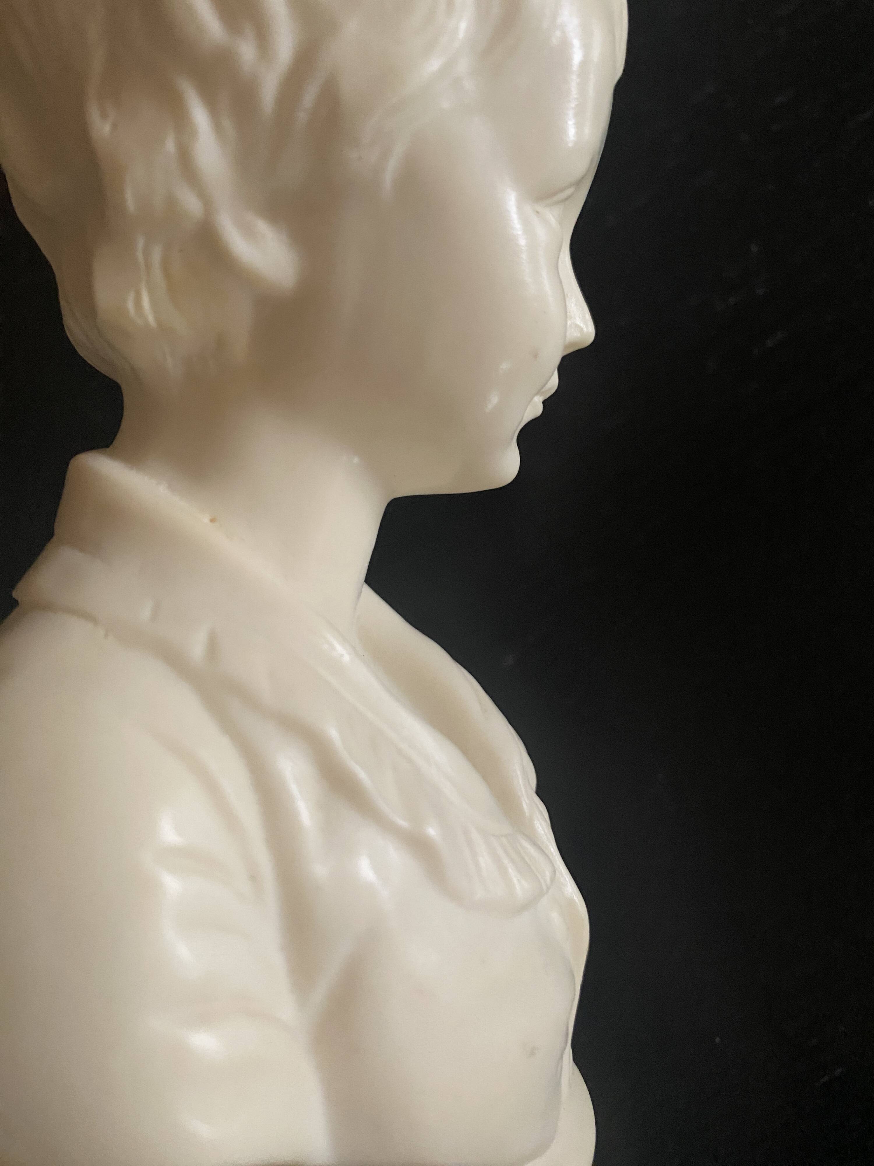 Stone and marble bust, 1950s