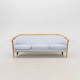 Vintage Scandinavian three-seater canapé in light blue – Bertil Fridhagen – 1960s