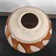 Vintage round vase in artisanal stoneware – Brutalist Design
