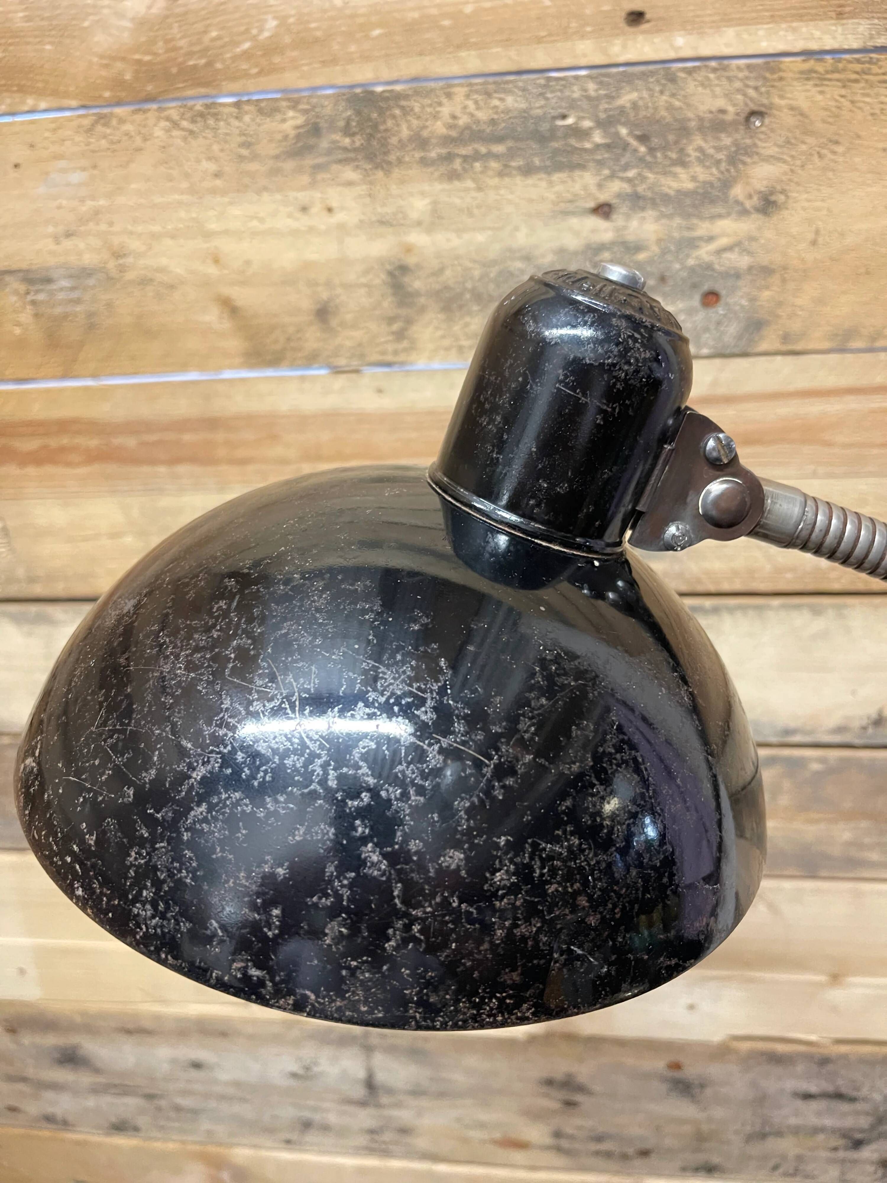 Lampe de table à pince Kaiser Idell Modèle 6740 des années 1940