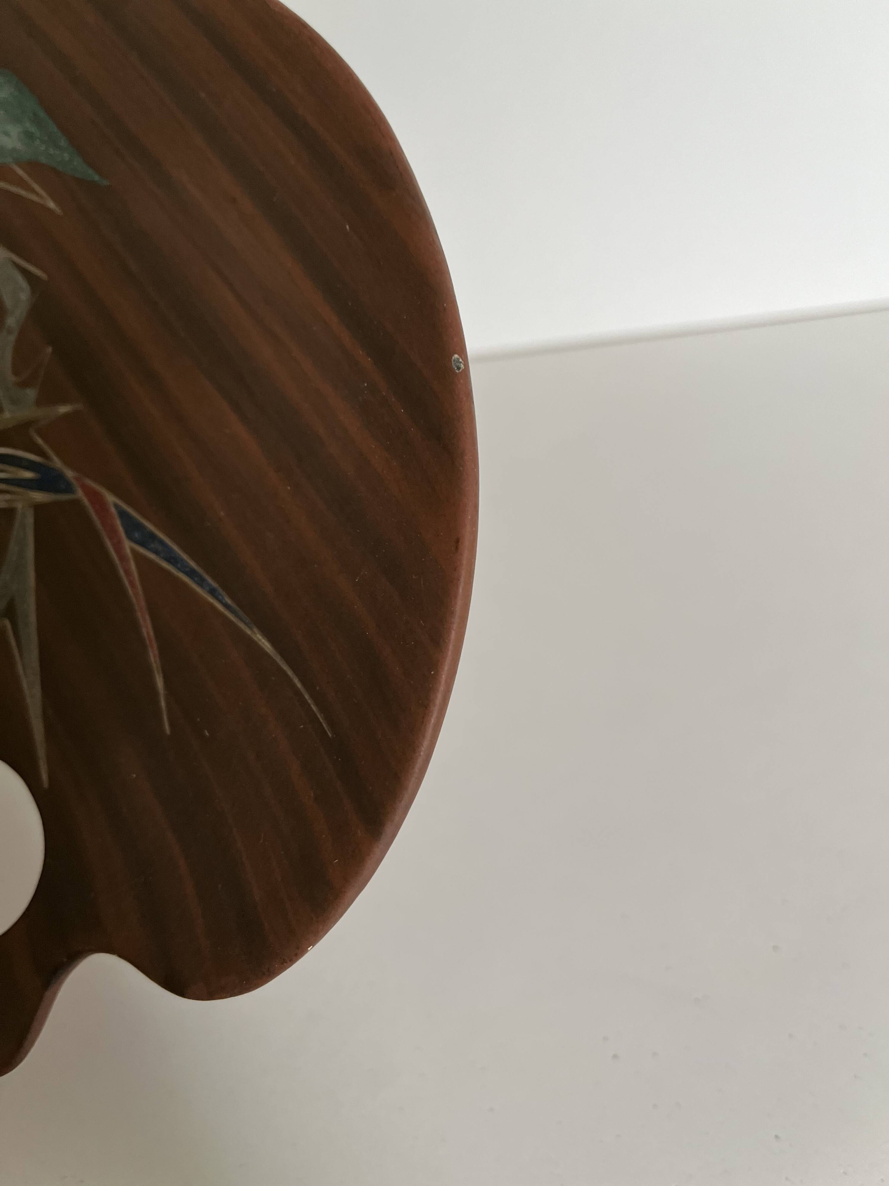 Paint palette-shaped bowl from the L'Ancora brand