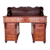 19th century mahogany veneer desk
