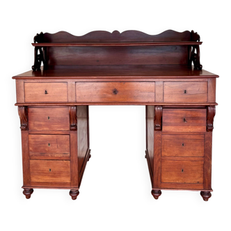 Bureau en placage d'acajou IXX ieme