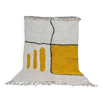 Tapis beni ouarine fait main traditionnel 250cmx150cm