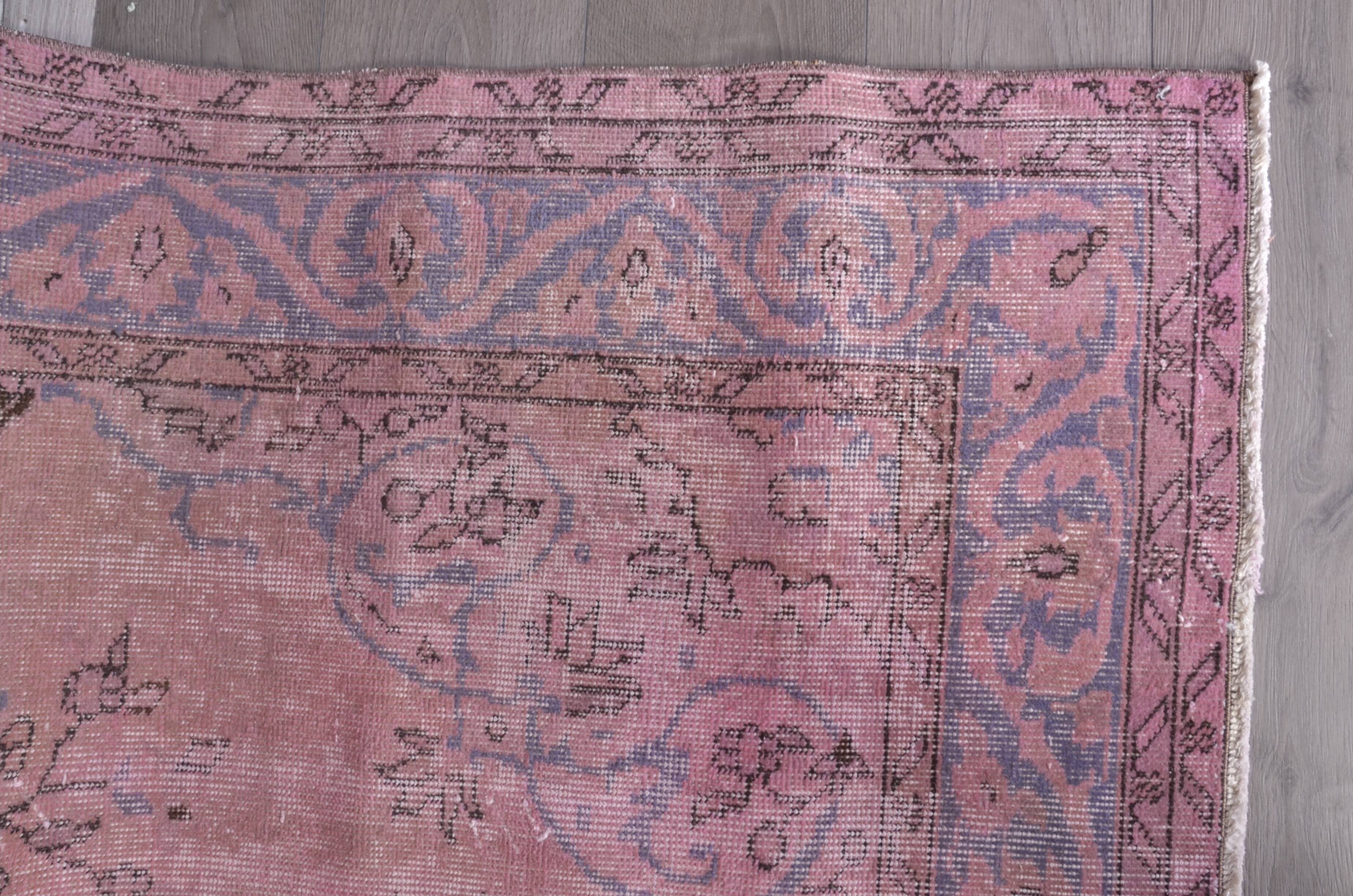 Pink Handknotted Decorative Rug sku 1917