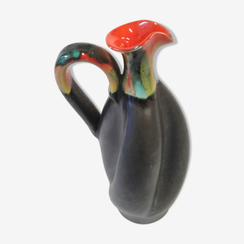 Vintage earthenware pitcher