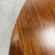 Table extensible vintage Baumann – 2 rallonges intégrées, années 60