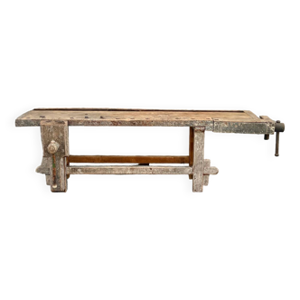 Old workbench with original patina