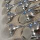 12 Christofle Concorde silver plated dessert spoons, 17cm