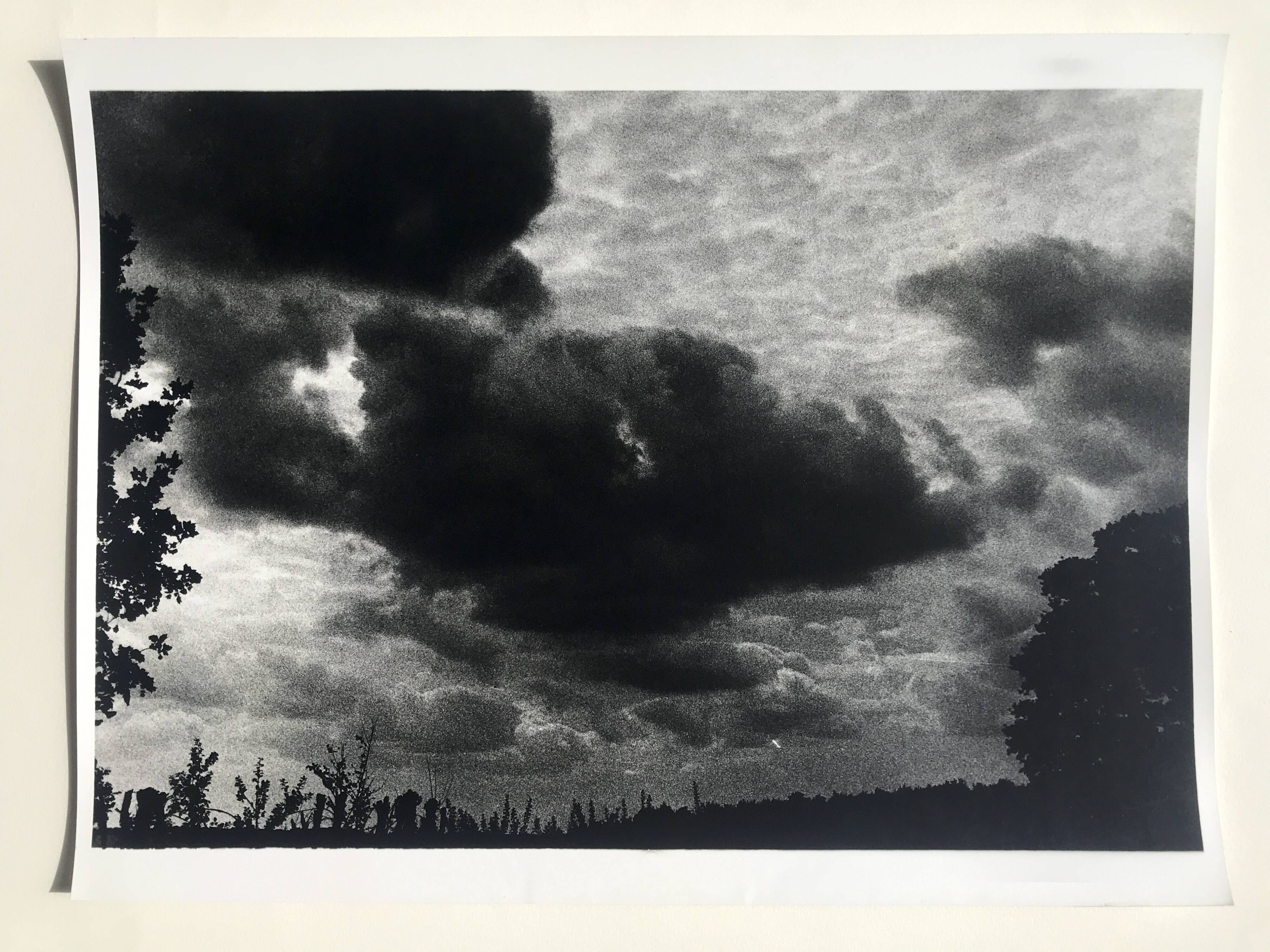 Rosine nusimovici, untitled (cloud i), c 1980. black and white silver print