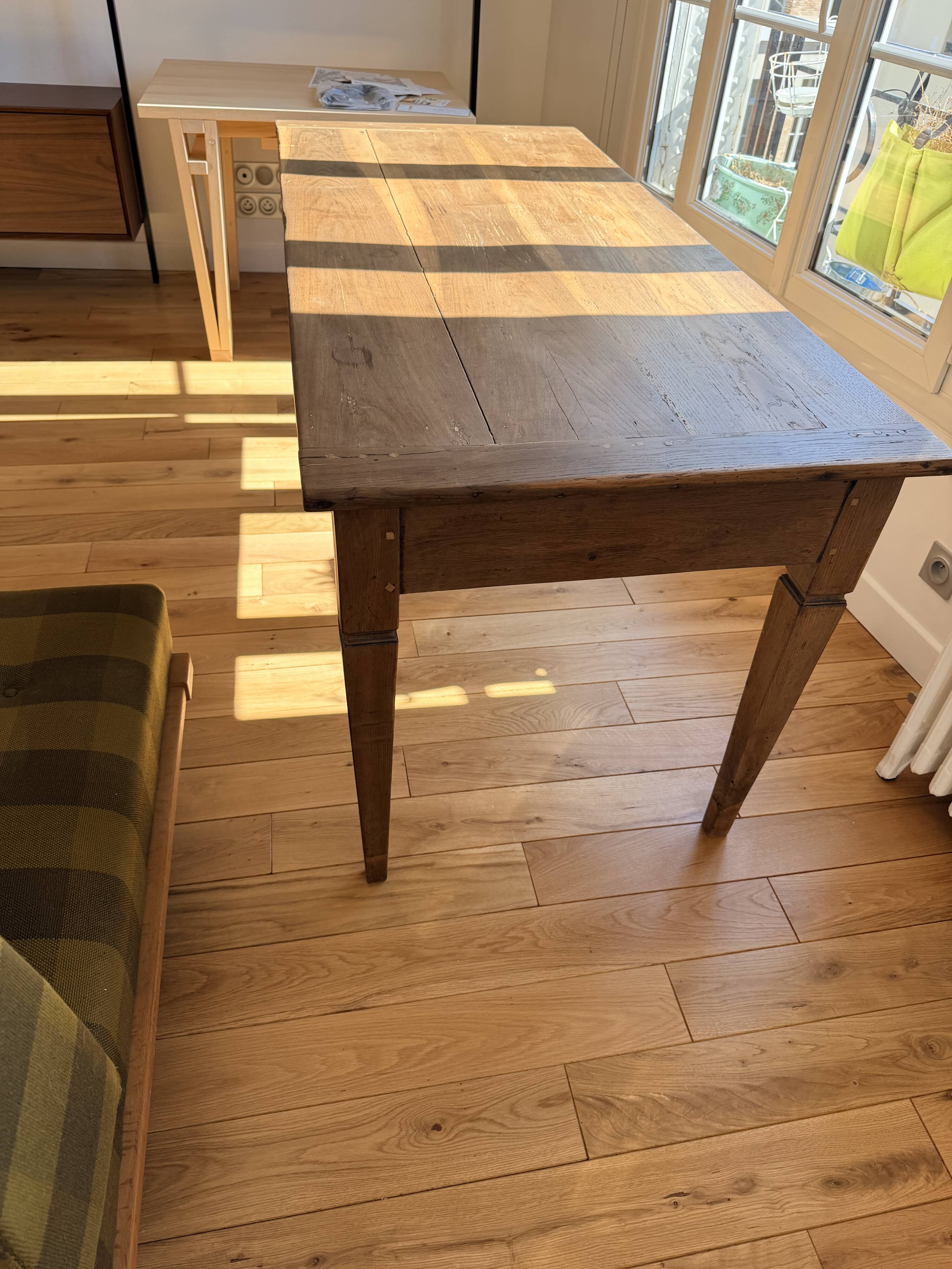 Restored farmhouse table