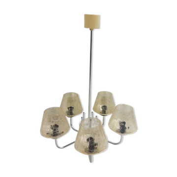 1965 Napako chandelier, Czechoslovakia