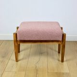 Edmund Homa stool pink boucle seat