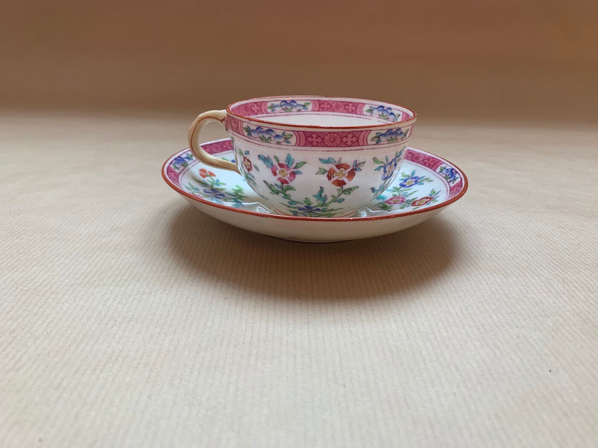 Minton English porcelain cup and sub-cup