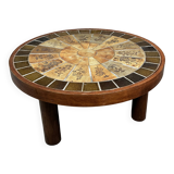 Raymonde leduc herbarium coffee table vallauris 1960