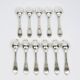 Box of 11 small spoons in Marly style CL in silver-plated metal – late 19th century