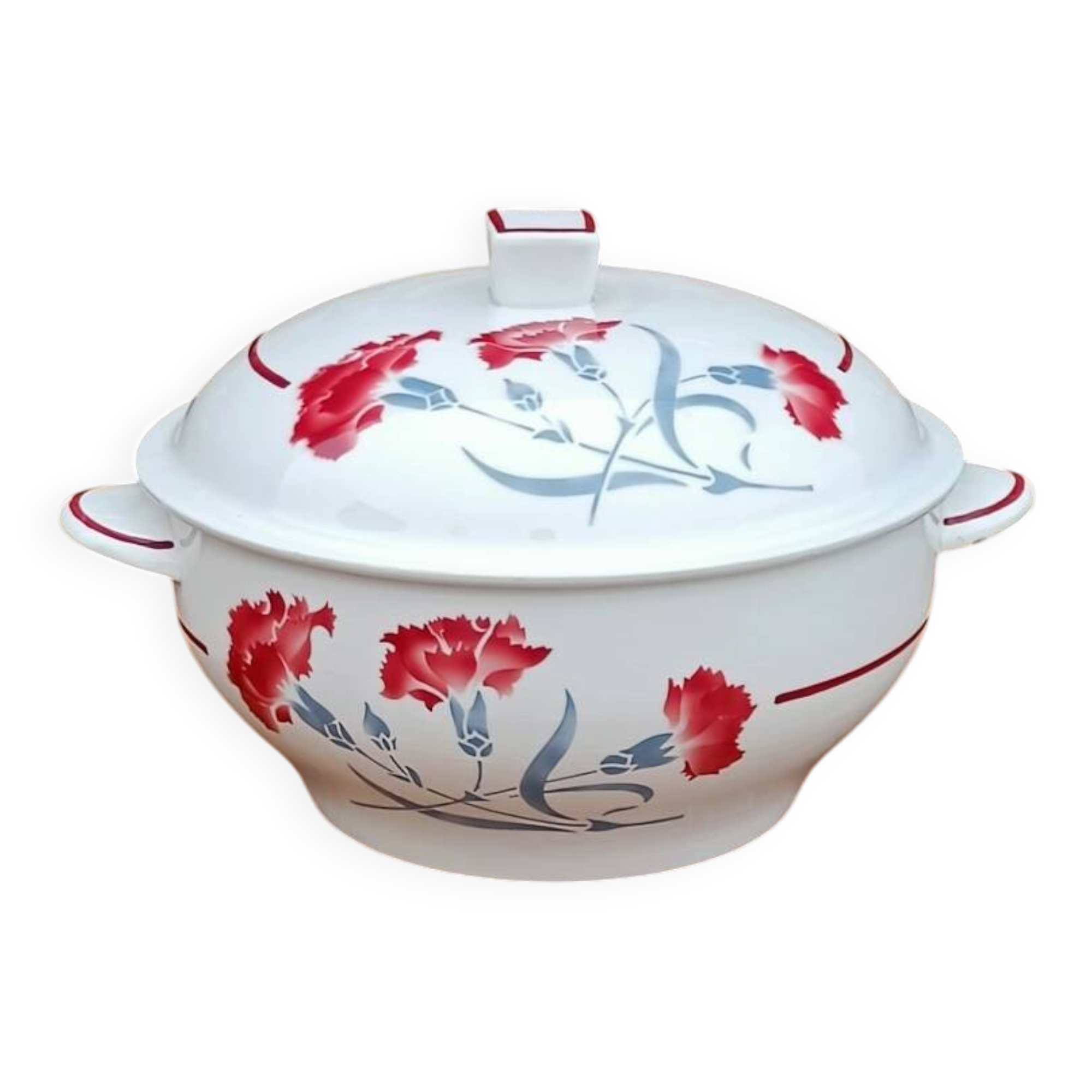 Soupière moulin des loups modèle œillet