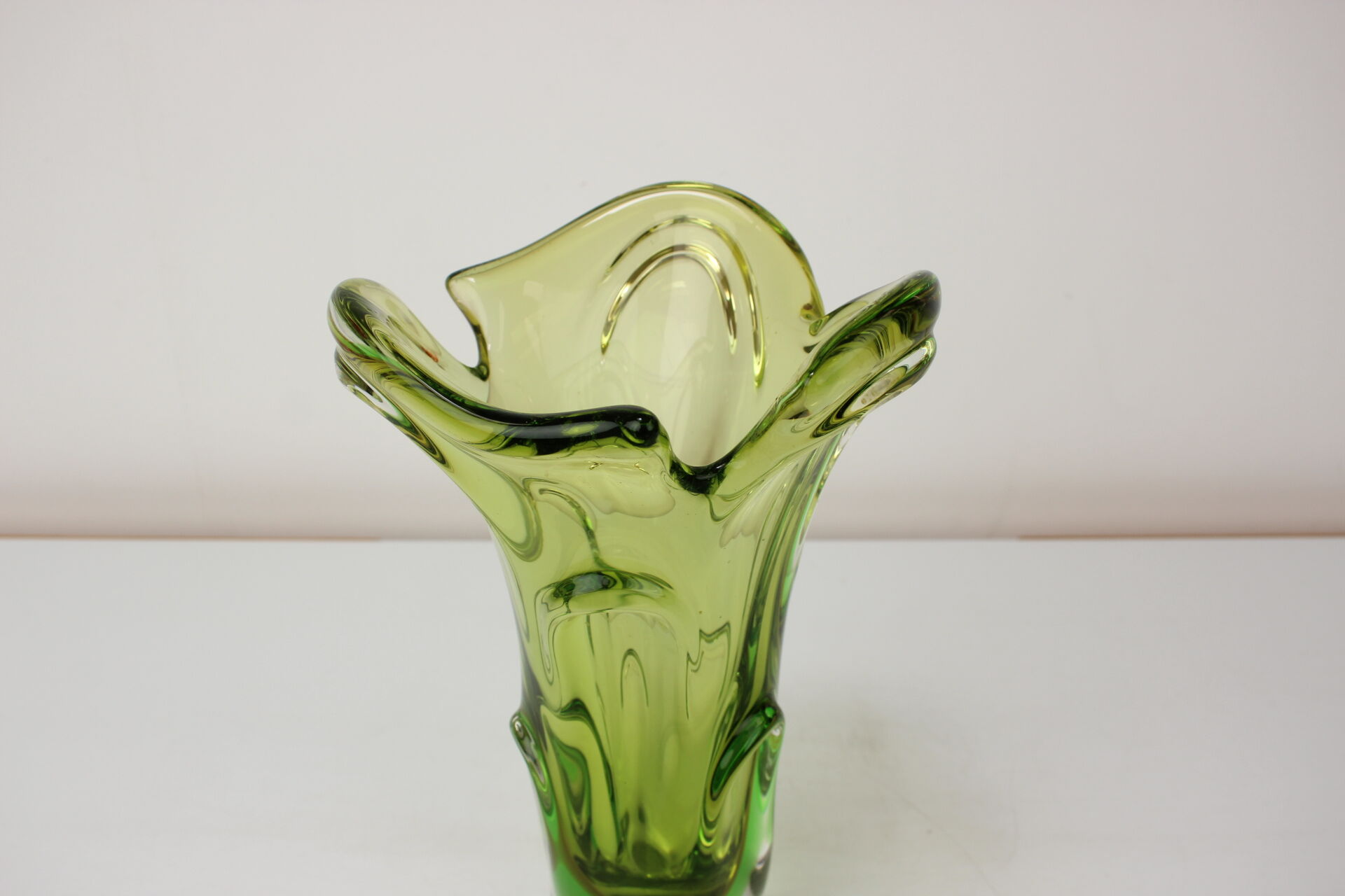 Mid-Century Glass Vase Designed by Josef Hospodka, 1960's