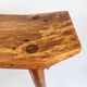 Swedish lacquered pine stool, 1970s