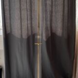 Plexi and brass floor lamp