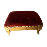 Velvet footrest