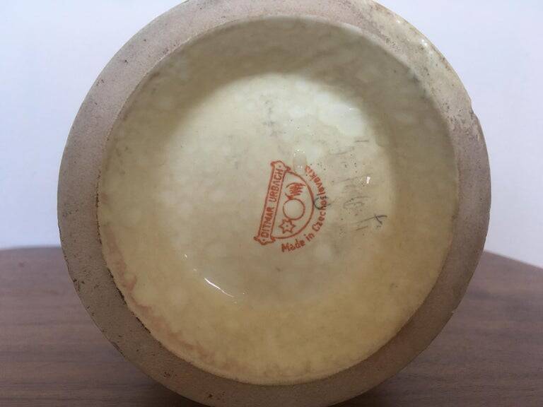 Midcentury Design Ceramic Vase by Ditmar Urbach, circa 1960s