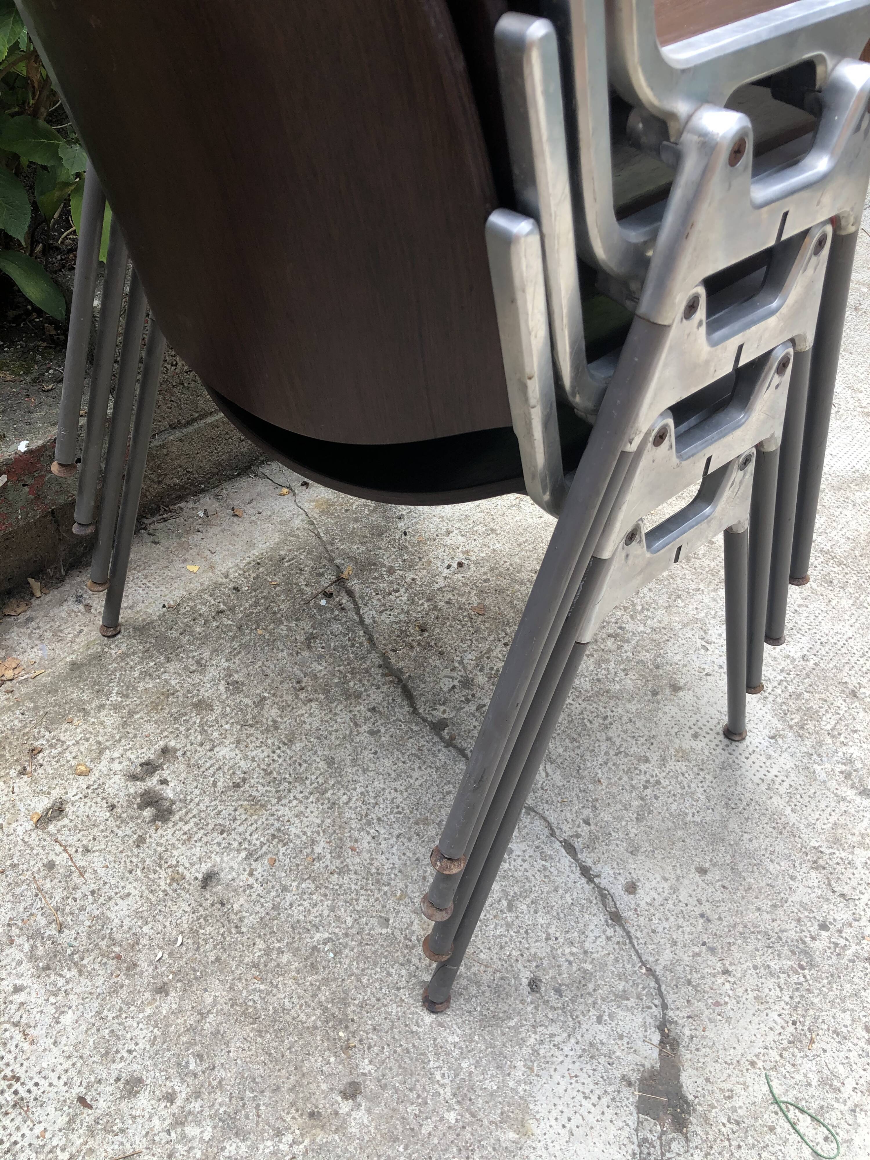 Chaises par Giancarlo Piretti pour Castelli