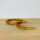 Jouet serpent articulé en bois vintage