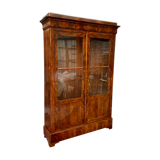 Library in mahogany flammé period Louis Philippe XIXth