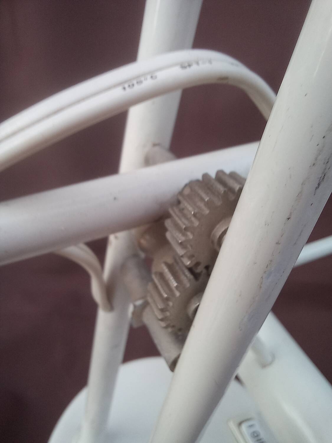 Starmat lamp with counterpoid vintage 80s