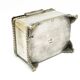Eclectic sugar bowl, silver-plated brass, Bracia Buch, Poland, early 20th century
