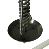 Vintage metal spring candle holder