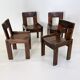Chairs – Silvio Coppola for Fratelli Montina, 1970s