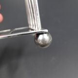 Silver metal toast carrier - circa 1940