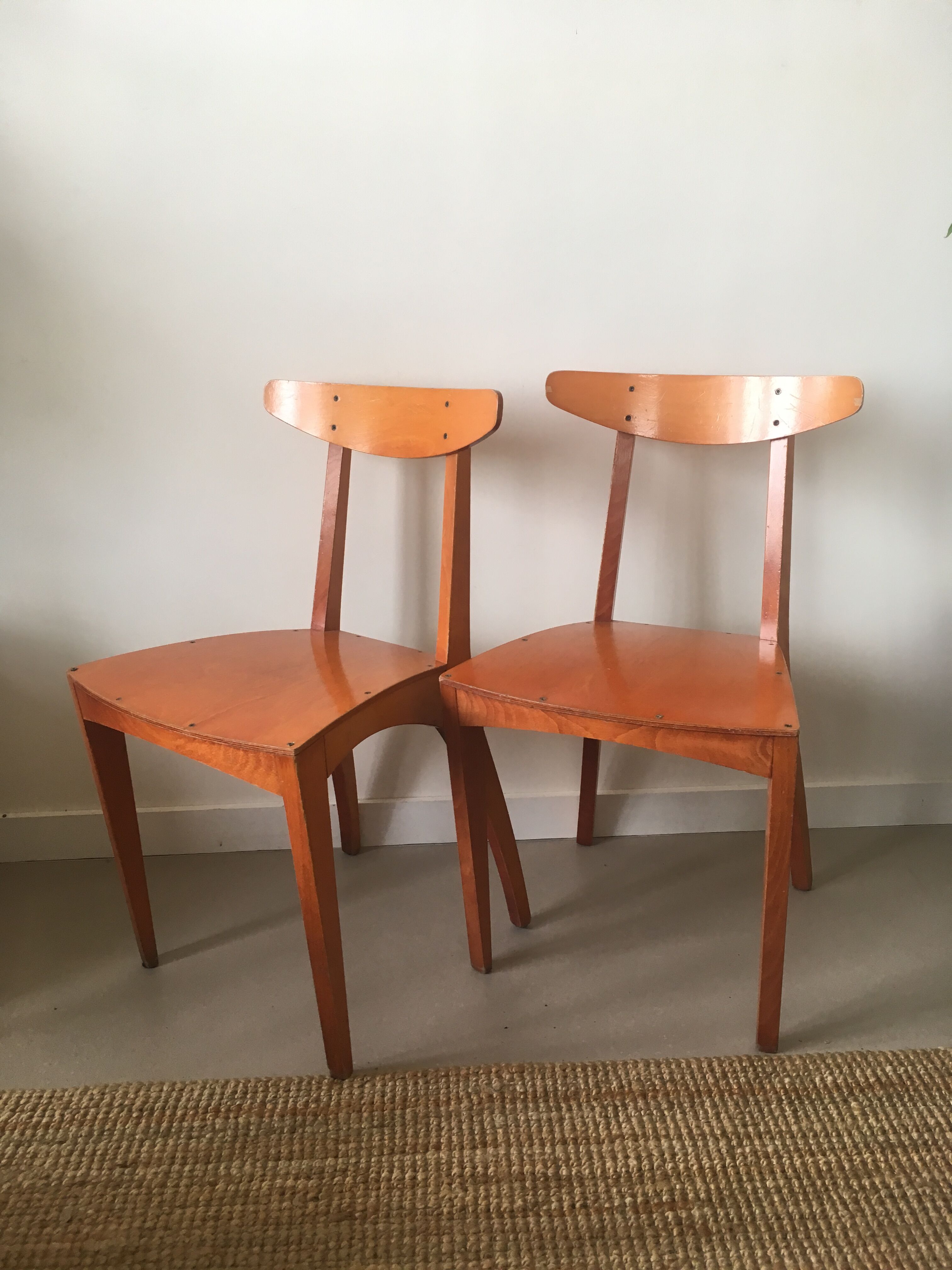 Lot of 2 Zina chairs by Thibault Desombre
