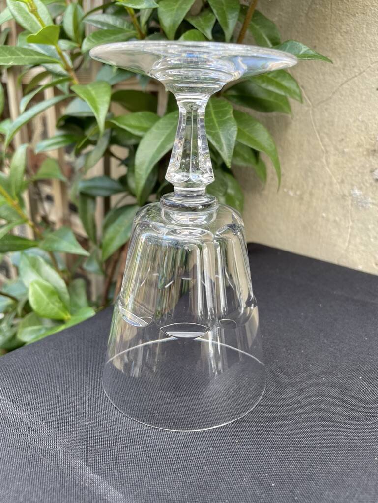 6 Baccarat Missouri red wine glasses - 20th century