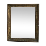 Mirror restoration in Golden stucco