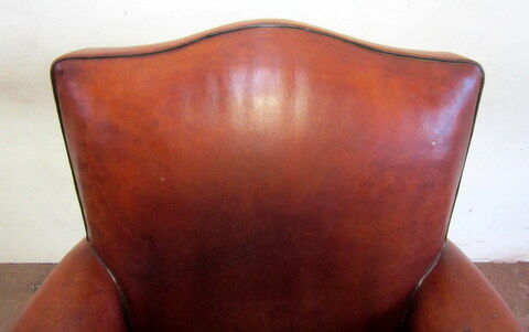 Pair of club armchairs