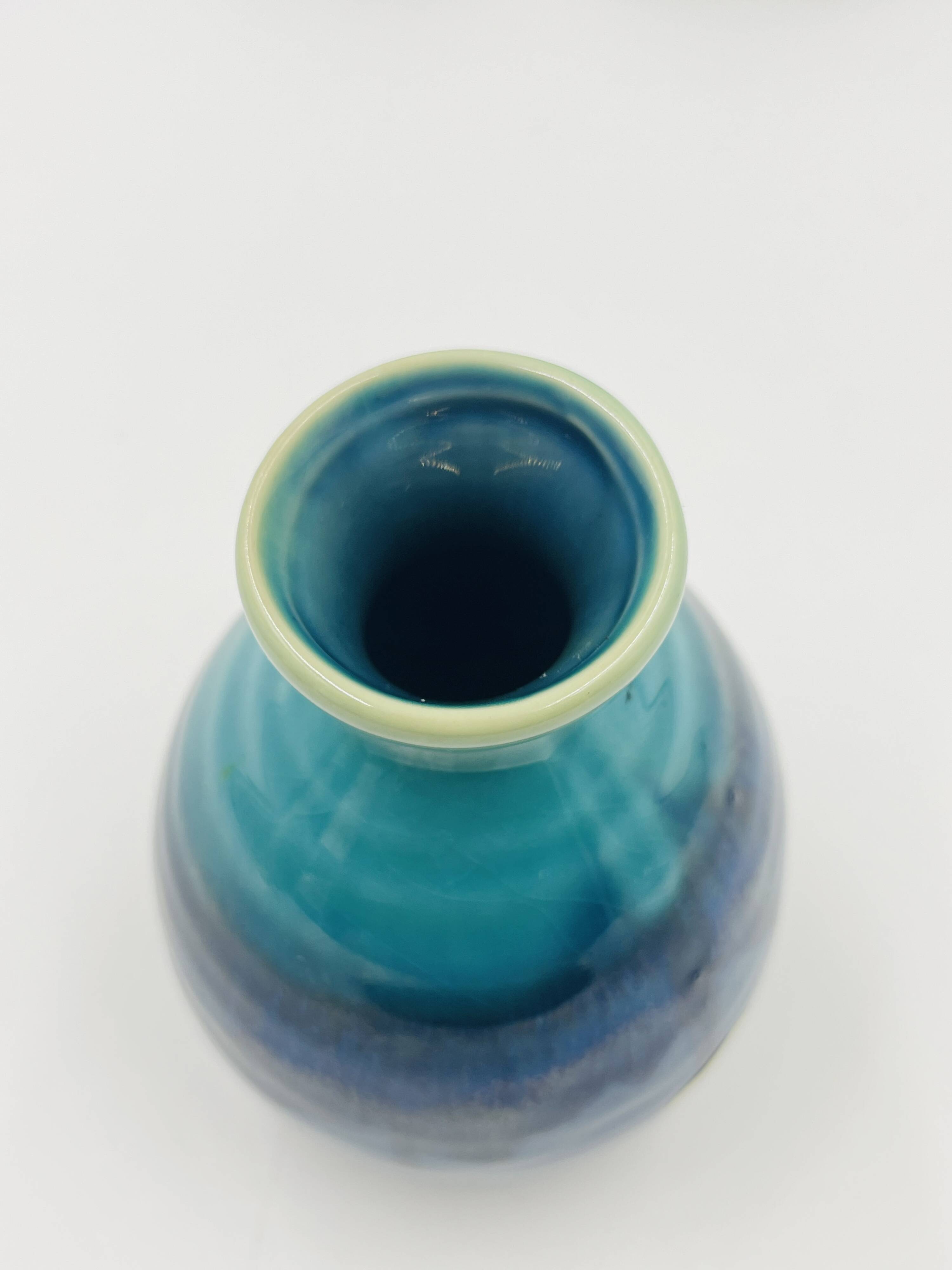 Japanese sake service in Mino Seiryu ceramic.