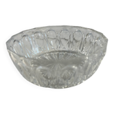Cut glass bowl with oval pattern 11cm