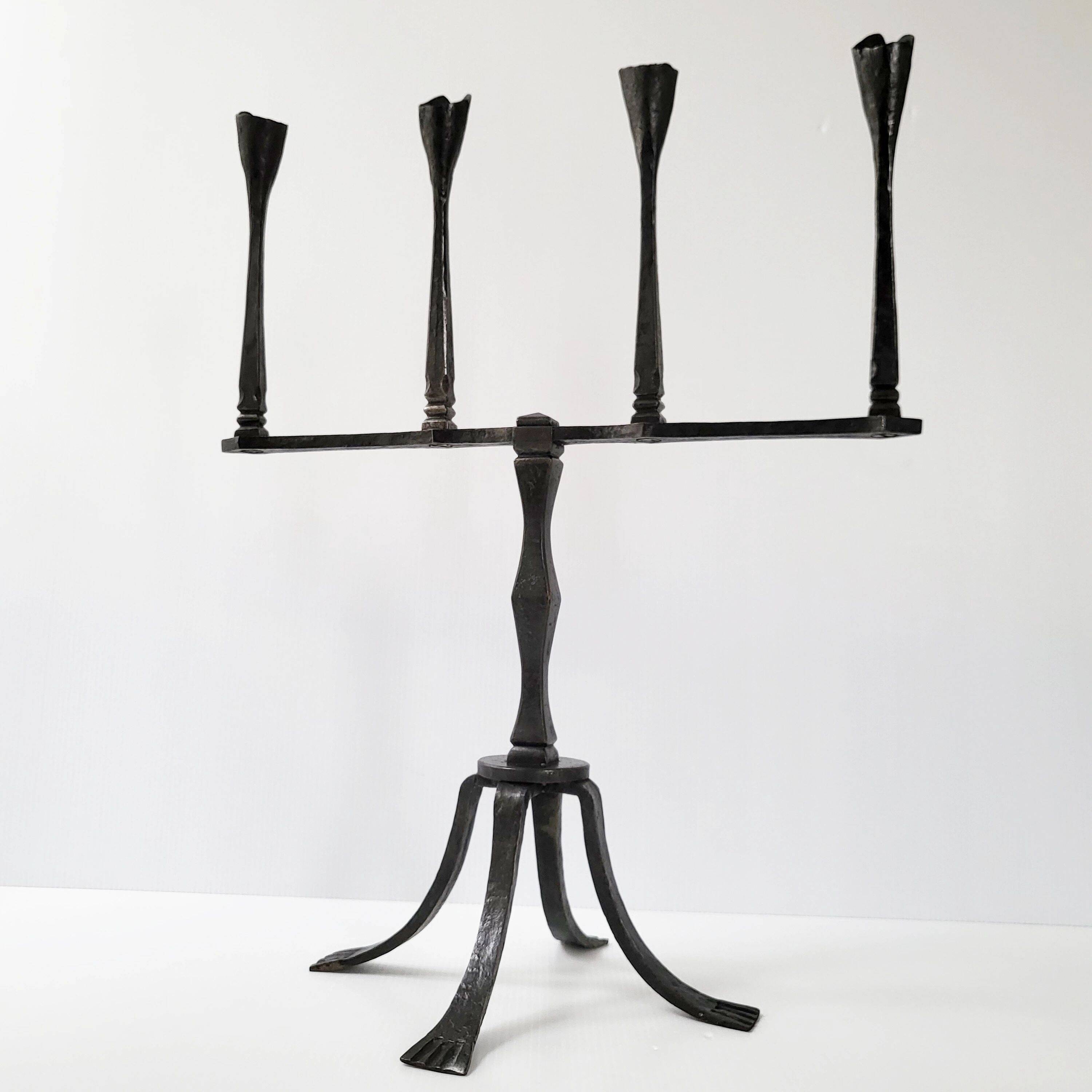 Vintage brutalist candlestick 1970