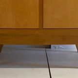 Vintage wardrobe with compass feet