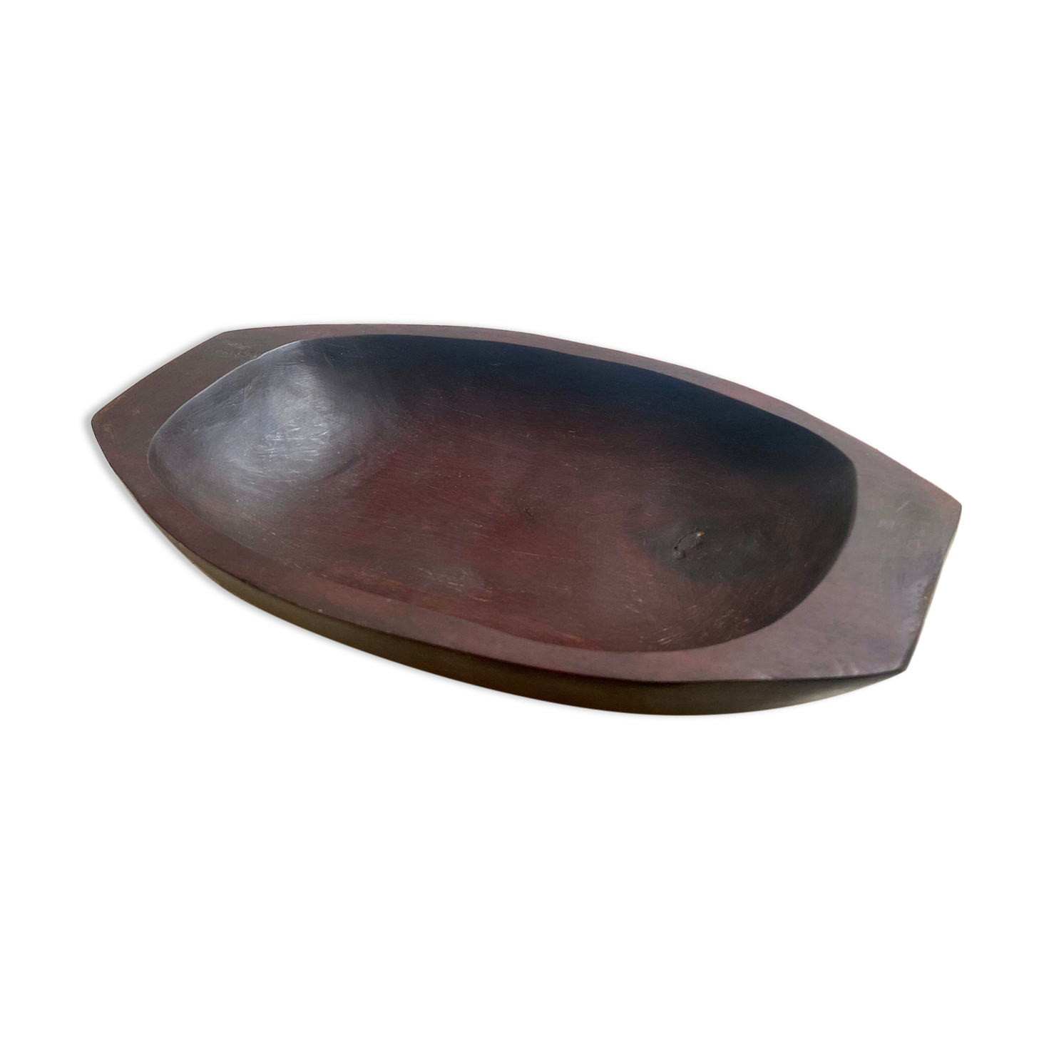 Empty exotic wood pocket