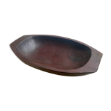 Empty exotic wood pocket