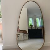Brass mirror