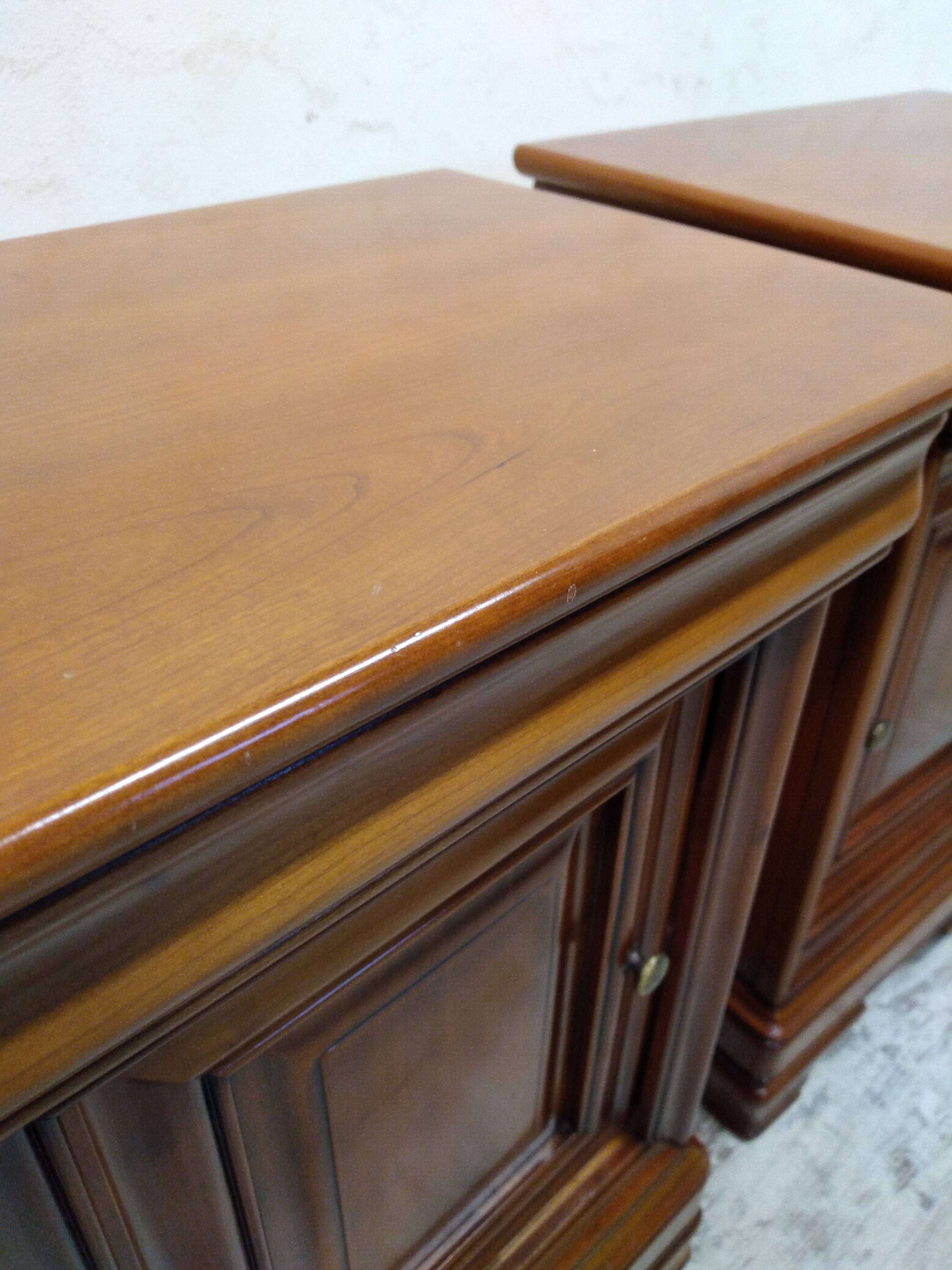 Cherry bedside tables
