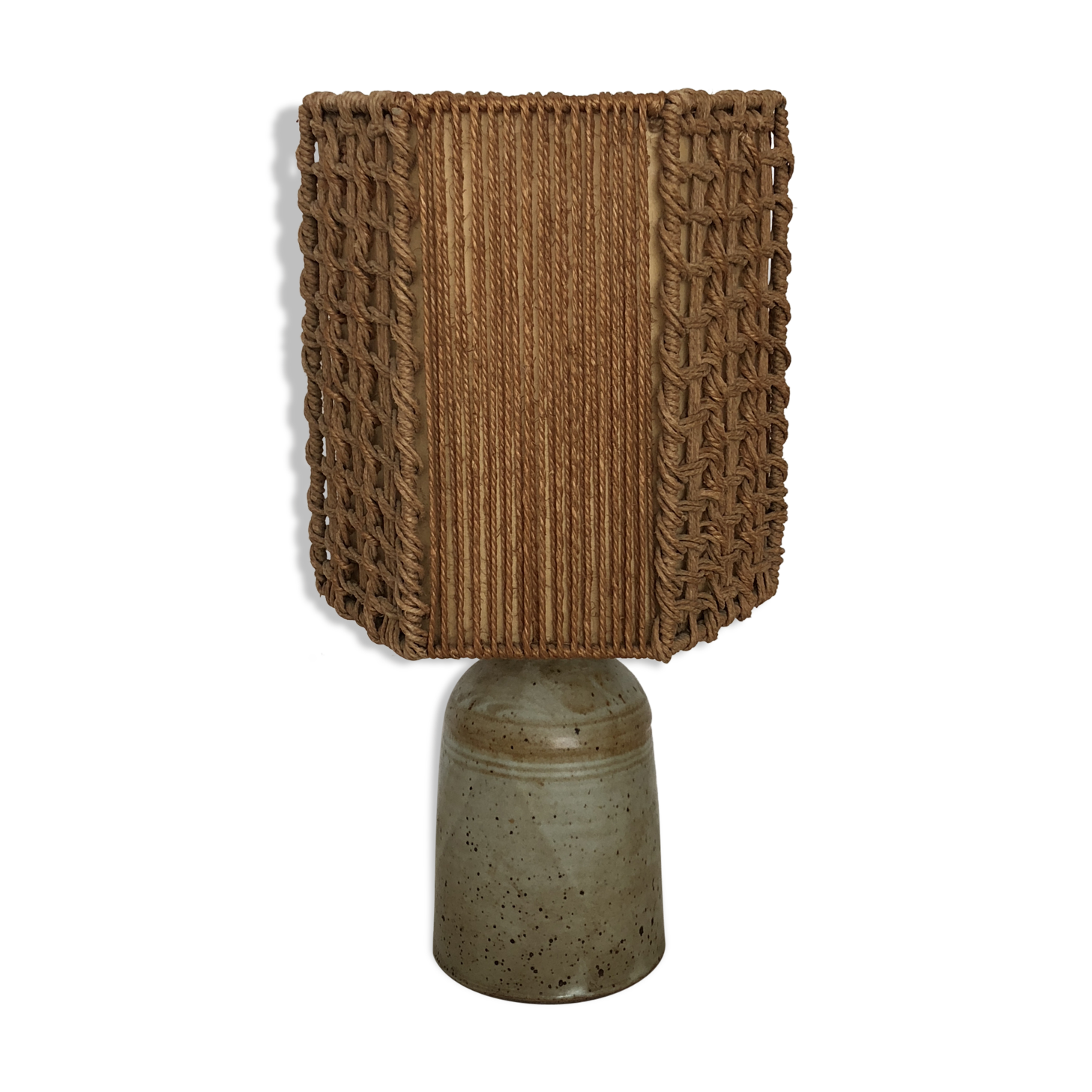 Ceramic lamp signed Blanot
